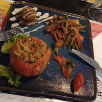 Gevulde paprika at Palestinian in Roubaix