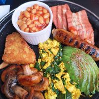 Vegan breakfast at Sweet 'N' Seasoned in Bletchley