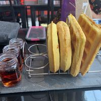 Vegan waffles!!  at Sweet 'N' Seasoned in Bletchley