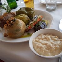Always hummus at Polis Herb Garden in Paphos