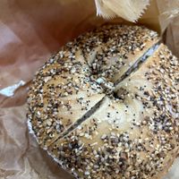   at New York City Bagel & Coffee House in Astoria