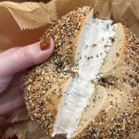   at New York City Bagel & Coffee House in Astoria