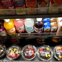 Grab-n-go fruit salad. Very fresh and tasty right now. at New York City Bagel & Coffee House in Astoria