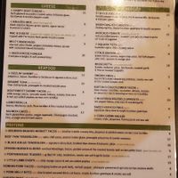 Menu at Divvy in Carmel