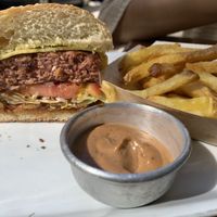 Beyond Burger  at Vegan Junkies in Lisbon