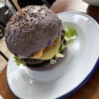 Burger Poppa  at Vegan Junkies in Lisbon