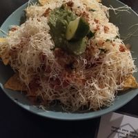 Loaded nachos at Vegan Junkies in Lisbon