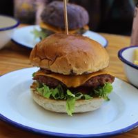 Cheeseburger   at Vegan Junkies in Lisbon