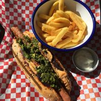 VJ's choripan at Vegan Junkies in Lisbon