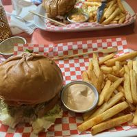 Burgers 🍔 !  at Vegan Junkies in Lisbon