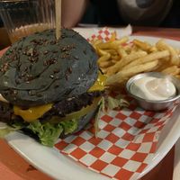 Burger   at Vegan Junkies in Lisbon