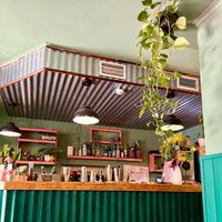 cute restaurant!  at Vegan Junkies in Lisbon