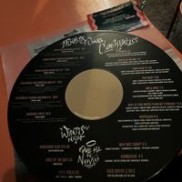 cocktail menu  at Vegan Junkies in Lisbon