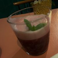 cocktail was meh  at Vegan Junkies in Lisbon