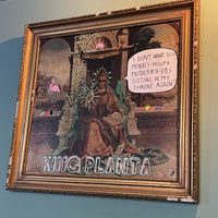 Love the King Planta picture!  Go King Planta!!  at Vegan Junkies in Lisbon