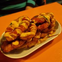 Onion Rings at Vegan Junkies in Lisbon