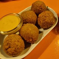 Cheese Balls at Vegan Junkies in Lisbon