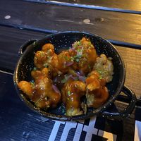 Buffalo cauliflower “wings"  at Vegan Junkies in Lisbon