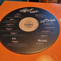 Getränkekarte at Vegan Junkies in Lisbon