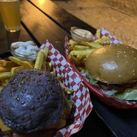 “Notorious BIG” , “So fresh and so clean burger”  at Vegan Junkies in Lisbon