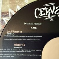 The best local porter  at Vegan Junkies in Lisbon