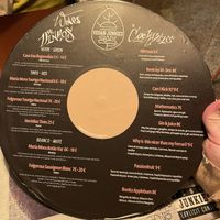 Drink menu  at Vegan Junkies in Lisbon