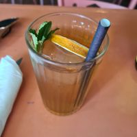 Ice tea at Vegan Junkies in Lisbon