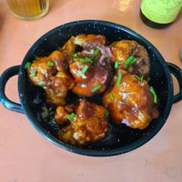 Superfly (bbq wings) at Vegan Junkies in Lisbon