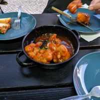 Cauliflower wings  at Vegan Junkies in Lisbon