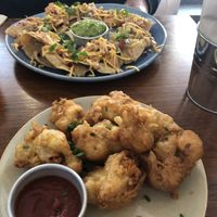 “Chicken wings” and guacamole and chips  at Vegan Junkies in Lisbon