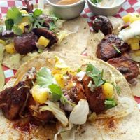 Tacos Al Pastor at Vegan Junkies in Lisbon