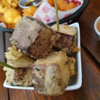 Tofu nuggets at Vegan Junkies in Lisbon