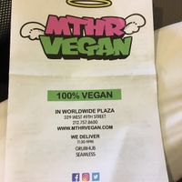 Adress at MTHR Vegan in New York City