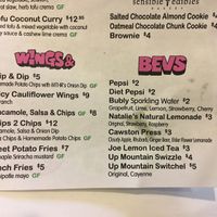 Wings Bevs at MTHR Vegan in New York City