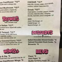 Bowls desserts at MTHR Vegan in New York City