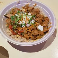 Seitan bowl at MTHR Vegan in New York City