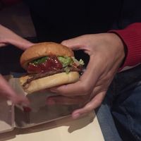 Beyond Nacho Burger at MTHR Vegan in New York City