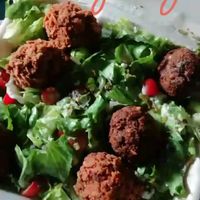 El kebab está delicioso y enorme. Tienen que probarlo, y viene con falafel 😋😋😋♥️ at Trágame Tierra in Puebla