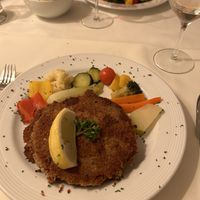 Vegan cordonbleu with a mushroom and bacon filling (200g) #Veganuary at Bahnhof in Kallnach
