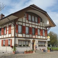Exterior at Bahnhof in Kallnach