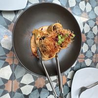 Baked Brussel sprouts, so good!  at Yulli's in Surry Hills