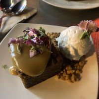 Sticky date pudding   at Yulli's in Surry Hills