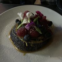 Chocolate lava cake  at Yulli's in Surry Hills