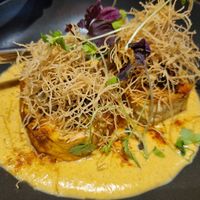 Baked zucchini at Yulli's in Surry Hills