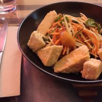Crispy tofu large plate at Yulli's in Surry Hills