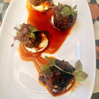 Shiitake Mushroom Balls  at Yulli's in Surry Hills