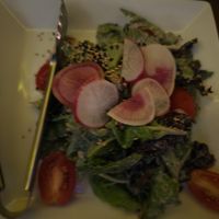 Radish salad #Veganuary at Yulli's in Surry Hills