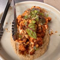 Adobo cauliflower   at Yulli's in Surry Hills
