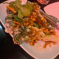 Korean fried broccoli  at Yulli's in Surry Hills