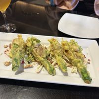 Zucchini flowers   at Yulli's in Surry Hills